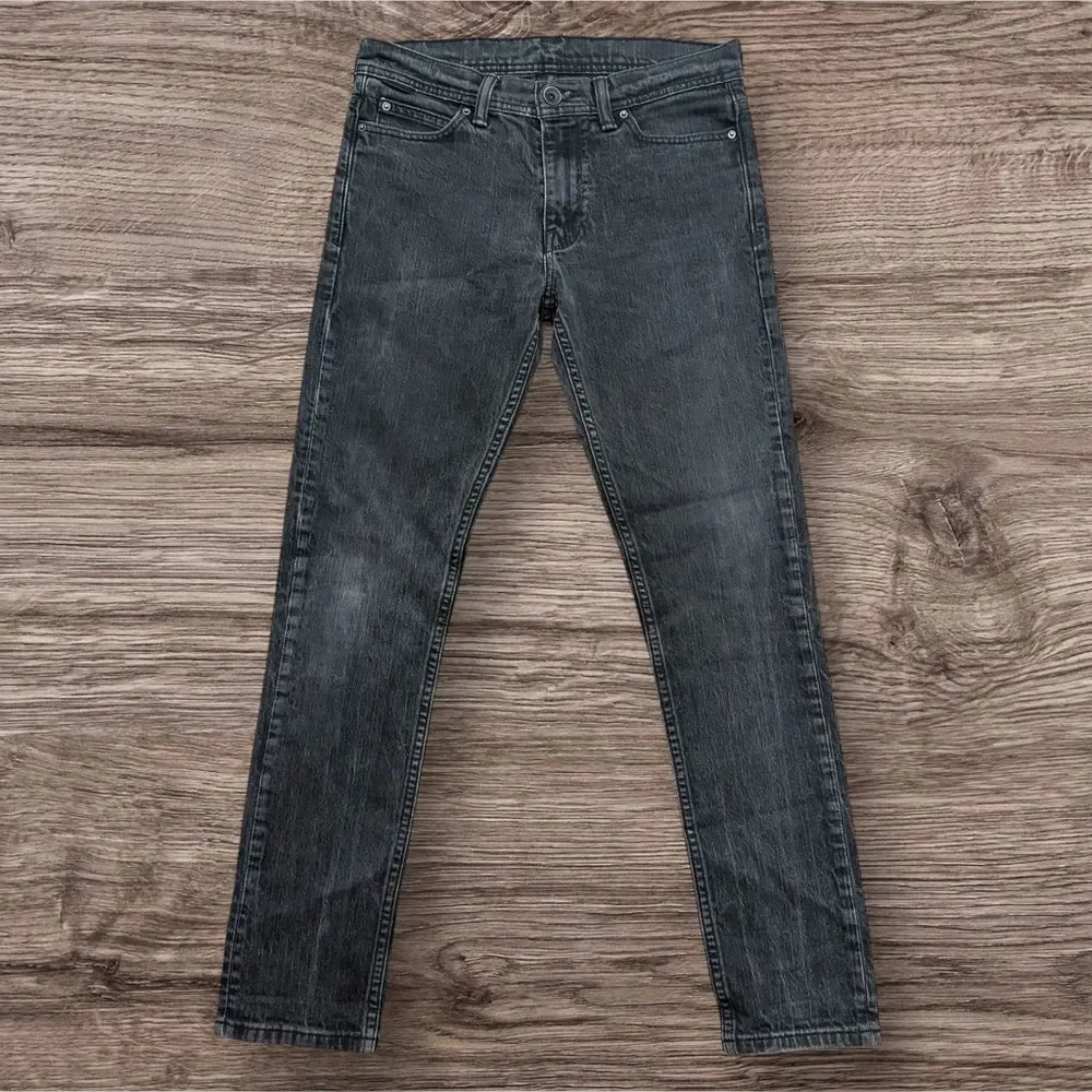 BDG Urban Outfitters Black Skinny Stretch Jeans Men’s 29x30 Faded Modern Fit